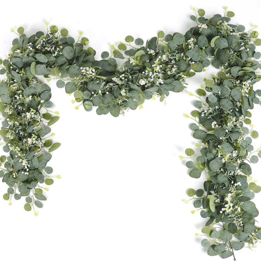 Artificial Fresh Eucalyptus Leaf Home Decor Garland - Luxicro