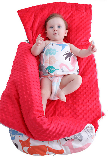 Soft Baby Sleep Sack with Hooded Blanket