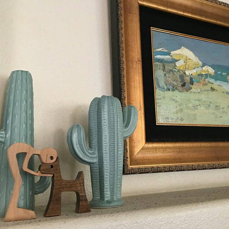 Handcrafted Wooden Animal Figurine Table Decor