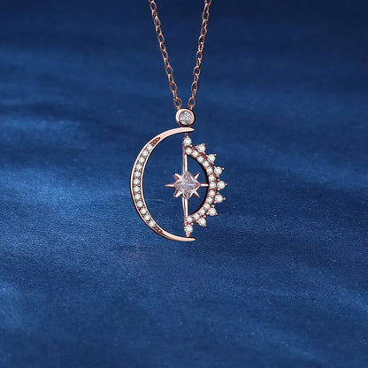 Celestial Night Sky Pendant Necklace