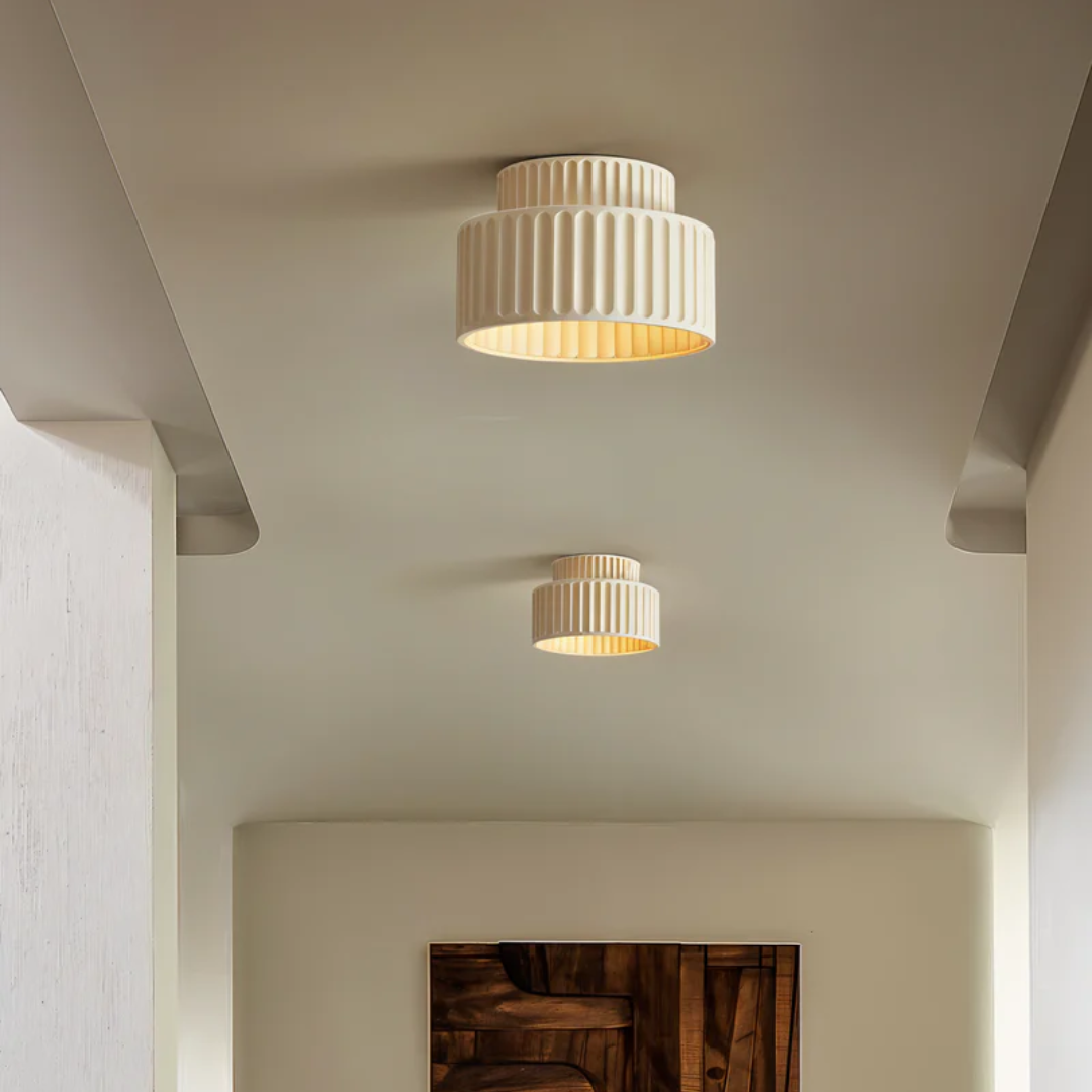 Modern Patterned Overhead Lamp