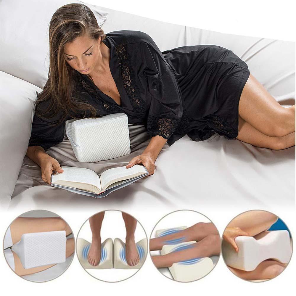 Contoured Memory Foam Knee Support Pillow