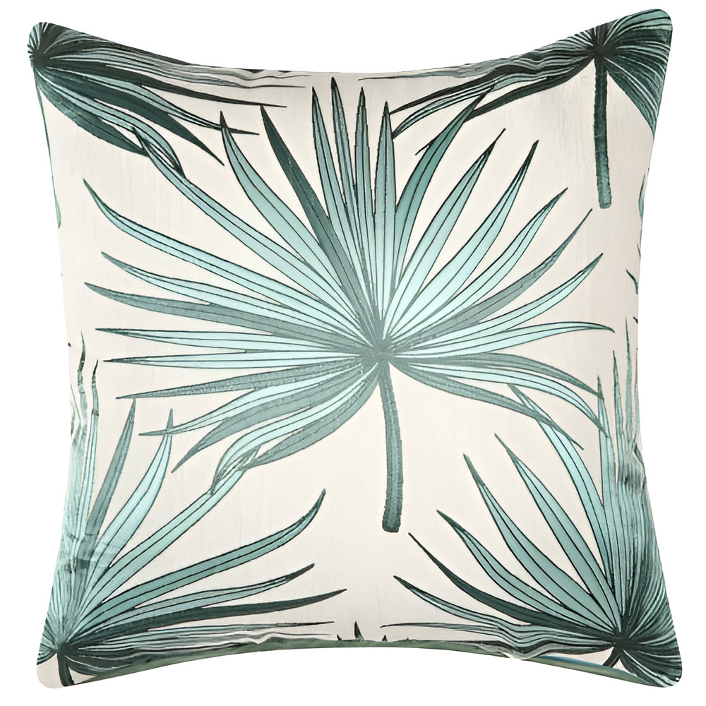 Shiny Leaf Pattern Pillow Cover