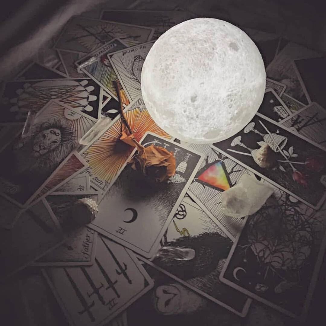 Bright LED Moon Desk Light - Portable Rechargeable Lamp