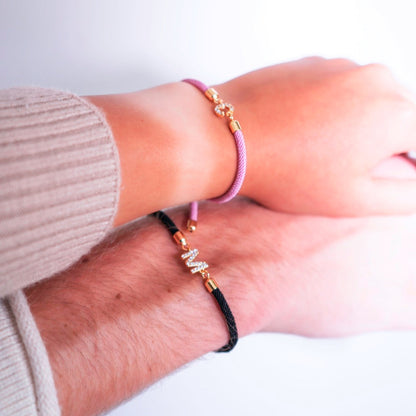 Custom Initial Letter Chain Bracelets