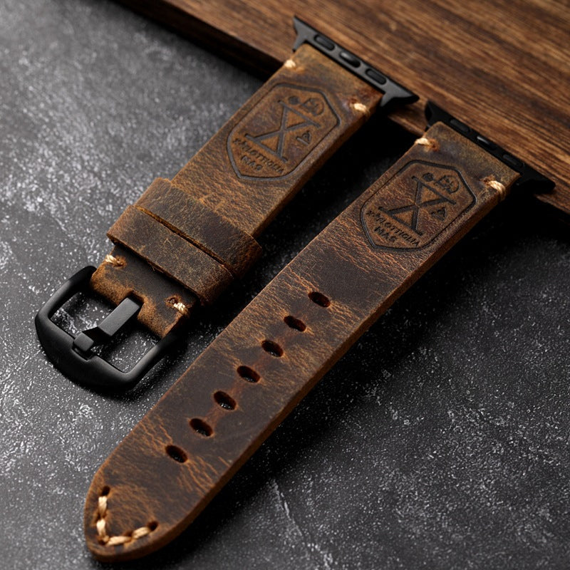 Authentic Premium Apple Watch Leather Band