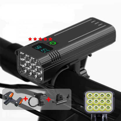 Bright 5000 Lumen Rechargeable Bike Headlight