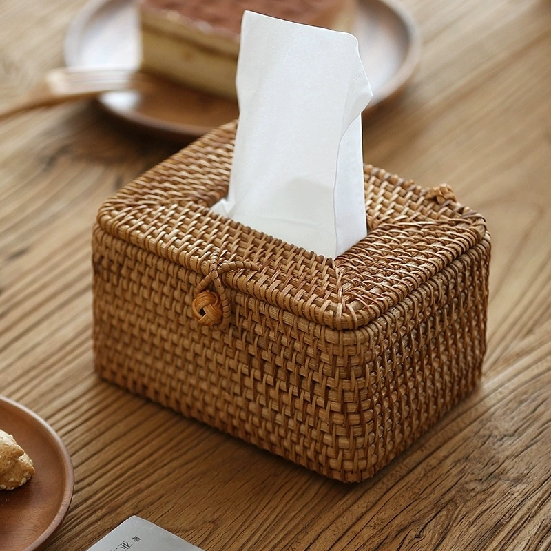 Rustic Textile Storage Container - Luxicro