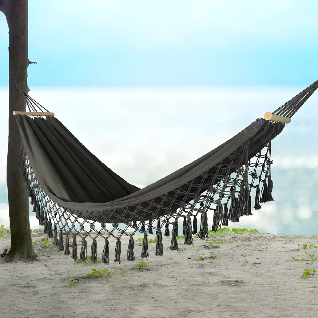 Comfy Fabric Boho Swing Hammock