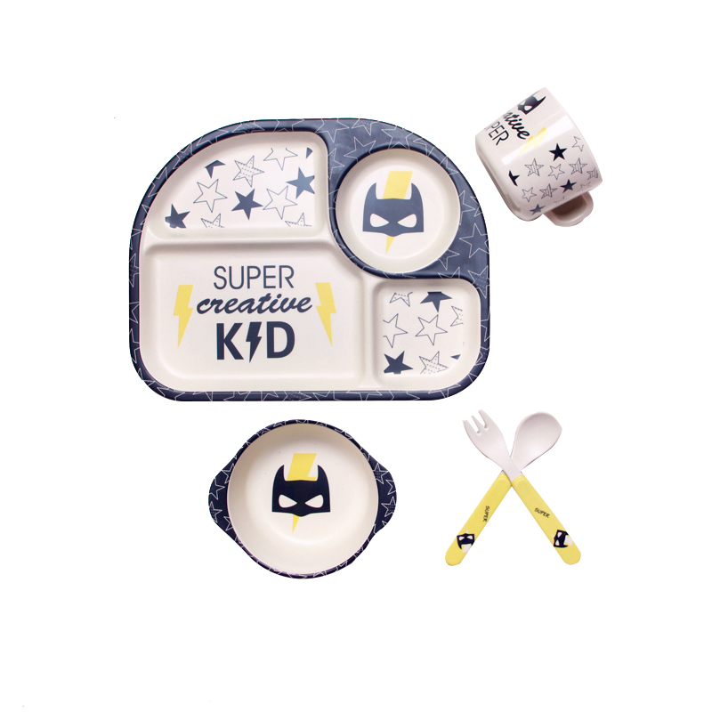 Adorable Baby Feeding Set - Plate, Bowl & Spoon