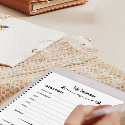 Funeral Life Planner Book