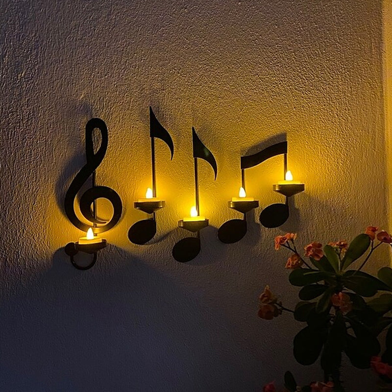 Decorative Music Theme Candle Stand
