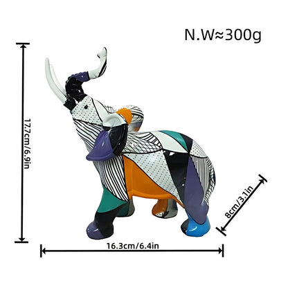 Unique Modern Elephant Decor Figure