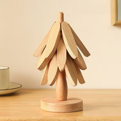 Durable Wooden Table Placemats and Coasters - Luxicro