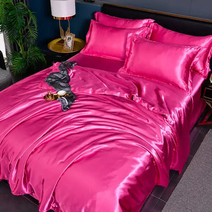 Luxurious Silk Feel Duvet Cover