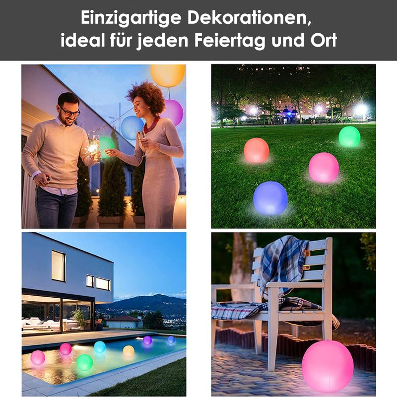 Colorful LED Water Globe Lamp