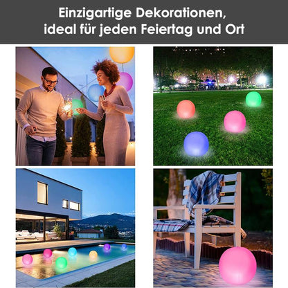 Colorful LED Water Globe Lamp