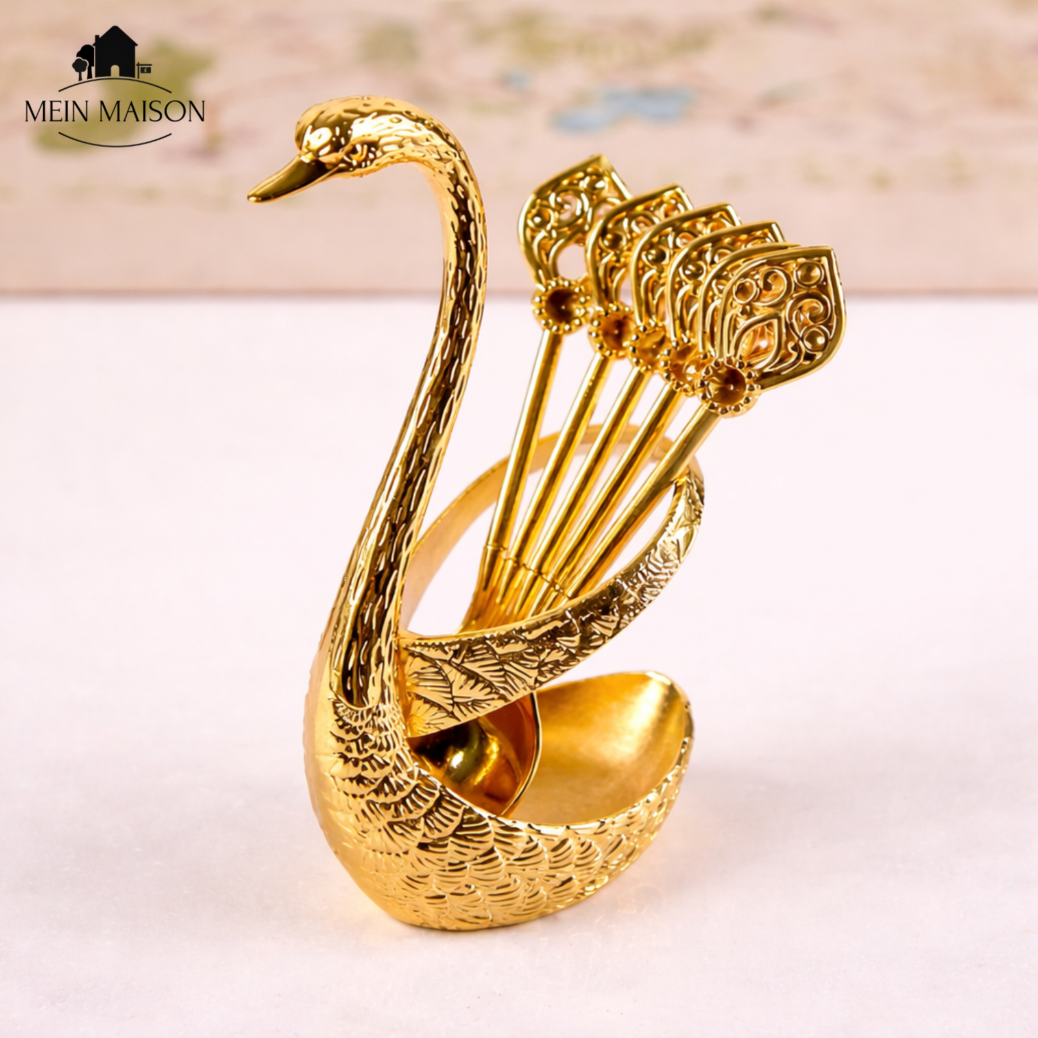 Delicate White Coffee Spoon - Luxicro