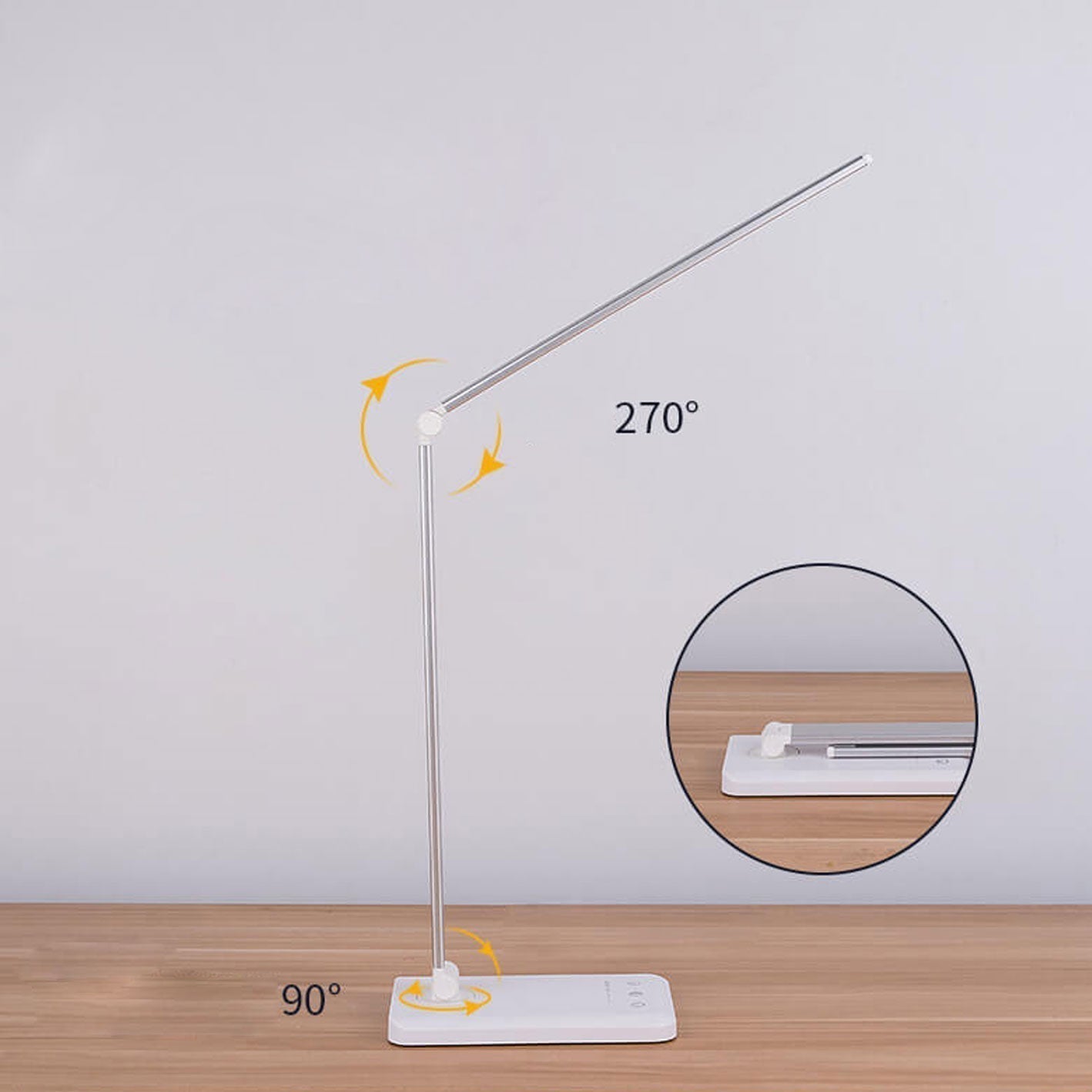 Slim Space Saving Dimmable Desk Lamp
