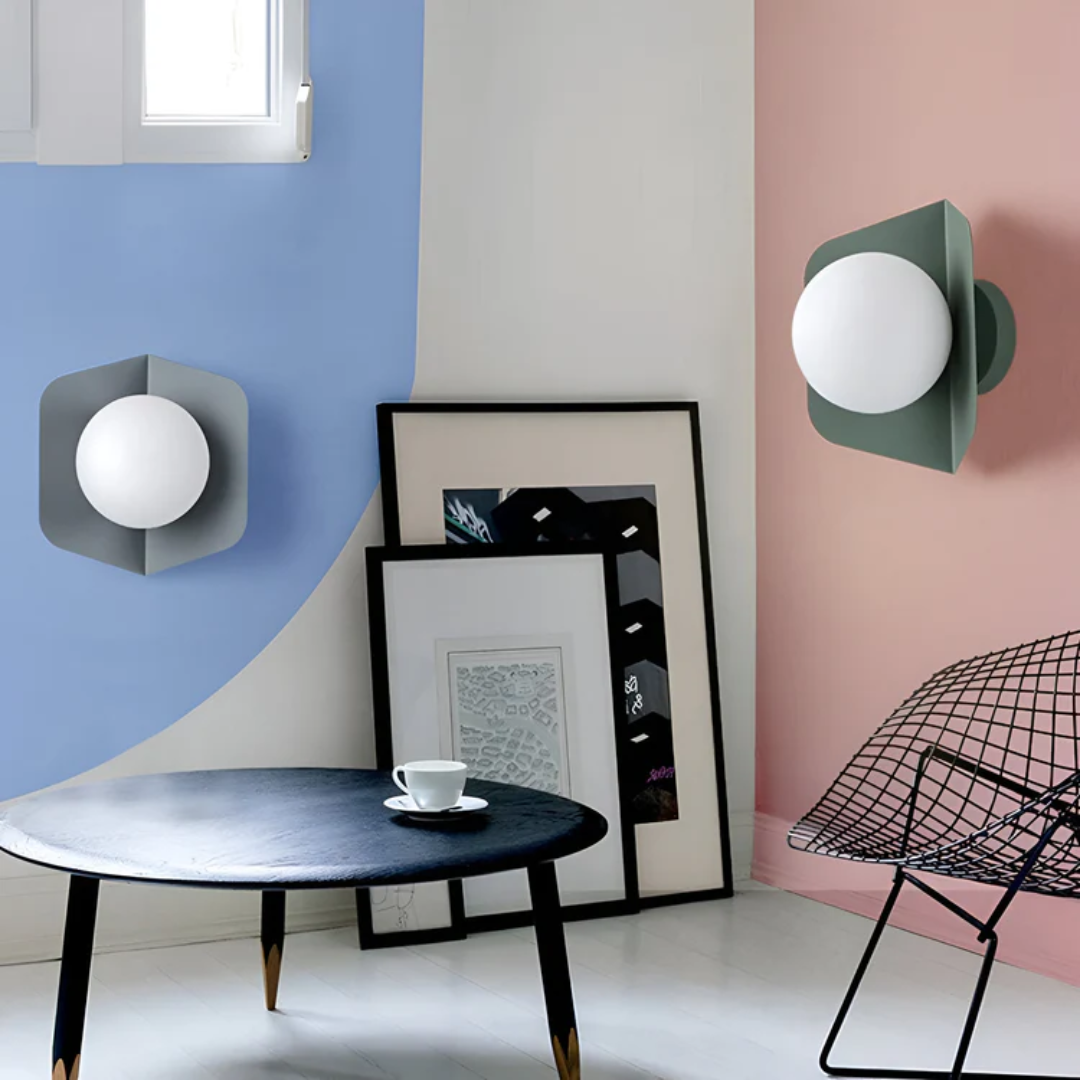 Vibrant Circular Wall Lamp