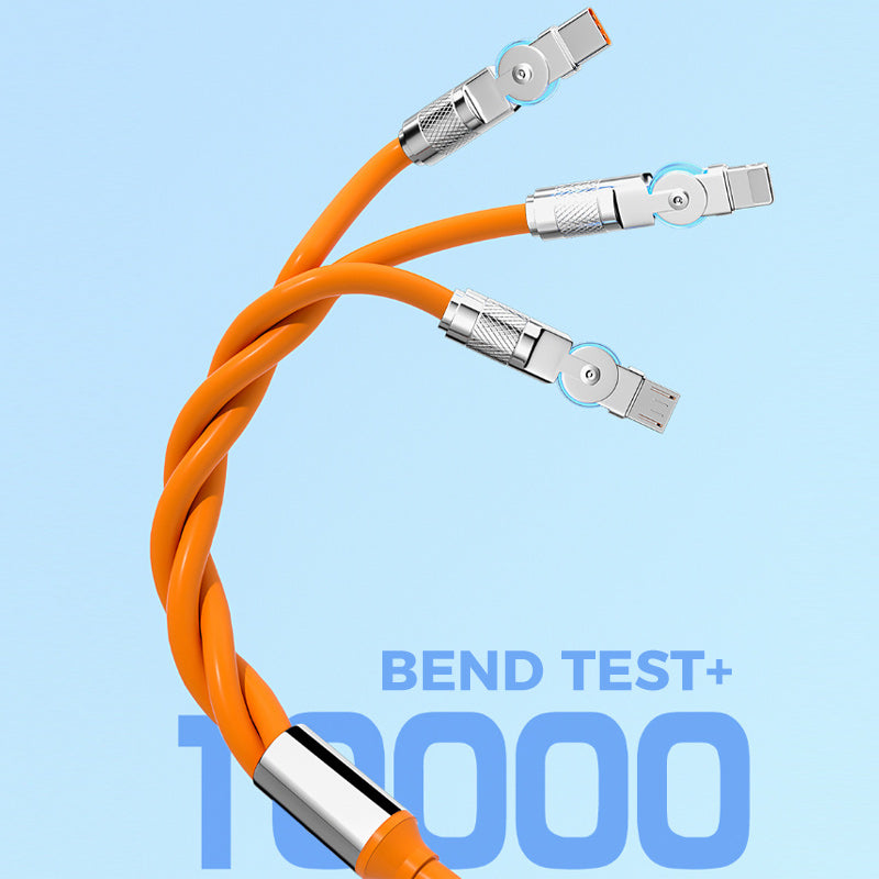 Bendable 360 Rotation USB Charger Cable
