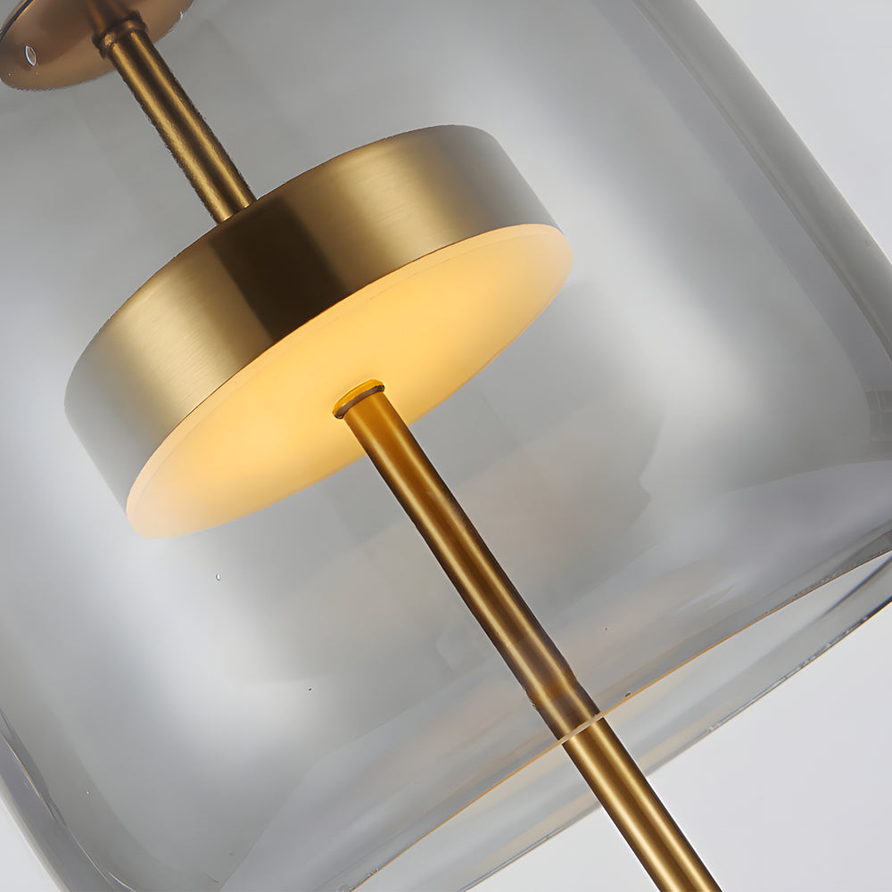 Warm Glow Glass Desk Lamp for Cozy Home Decor