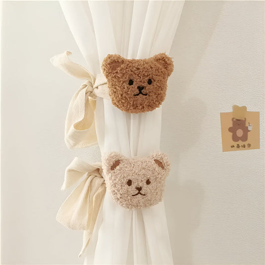 Cute Bear Window Curtain Ties - Luxicro
