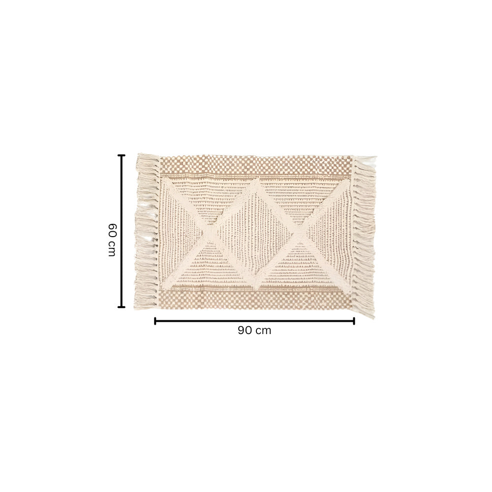 Natural Fiber Shag Tassel Area Rug