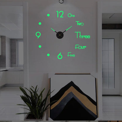 Unique Modern Quartz Wall Clock Elegant Home Decor