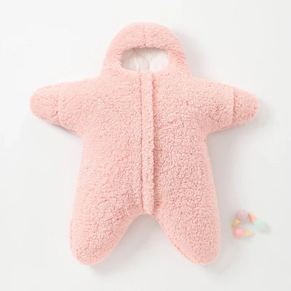 Cozy Baby Romper Suit with Soft Hood