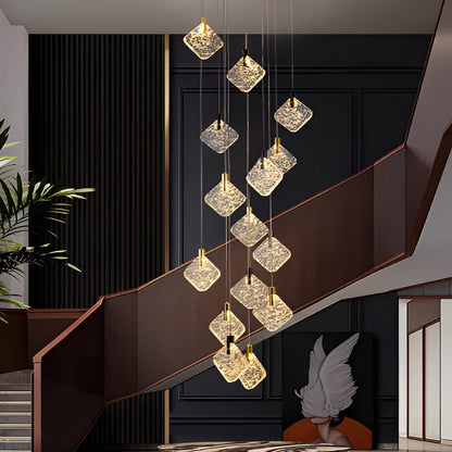 Luxury Crystal Pendant LED Lighting Fixture - Luxicro
