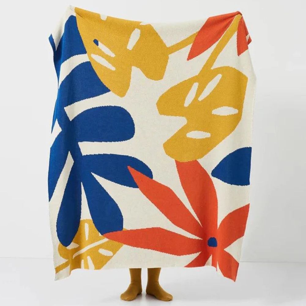 Cozy Beach Throw Blanket