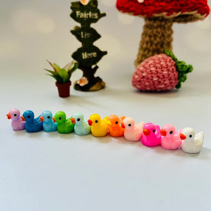 Cute Miniature Rubber Duck Decoration