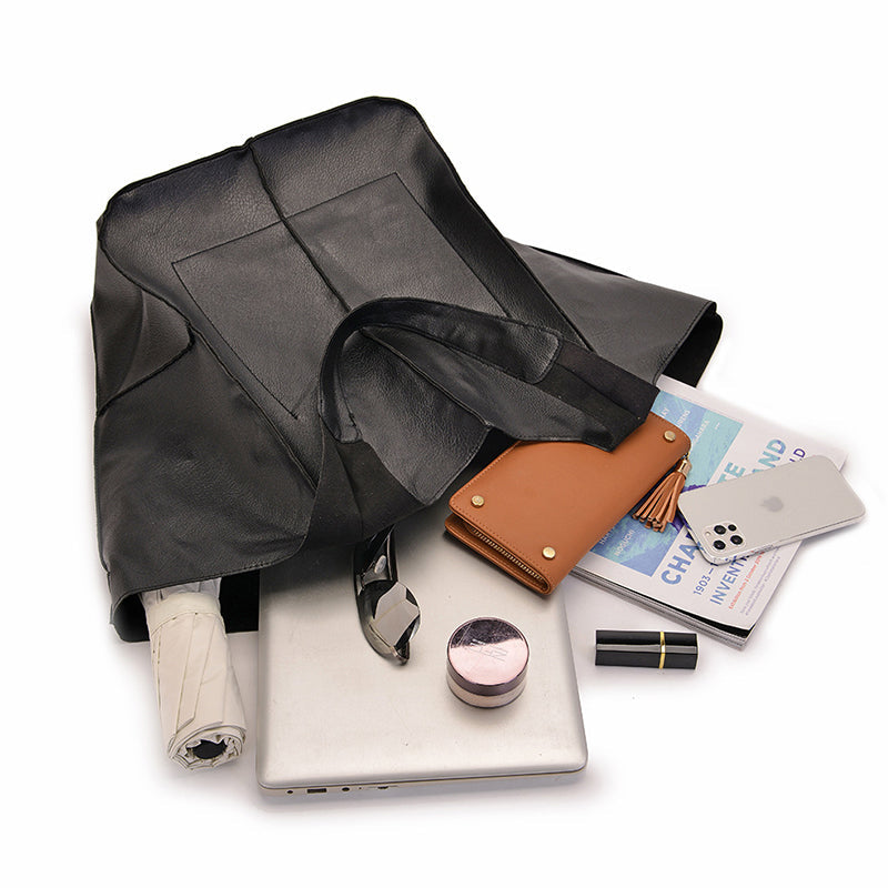 Big Genuine Leather Handbag for Ladies
