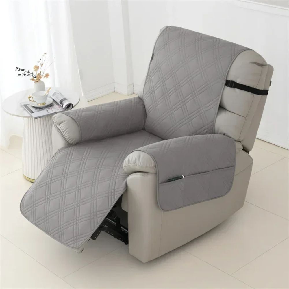 Durable Faux Leather Pet Proof Recliner Slipcover