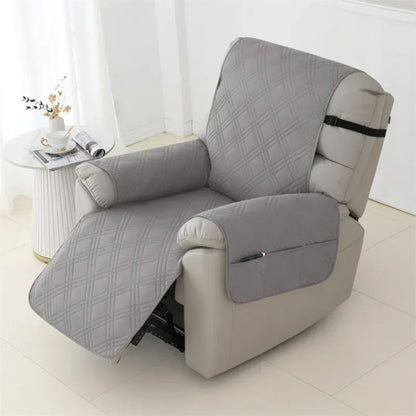 Durable Faux Leather Pet Proof Recliner Slipcover