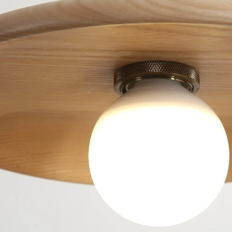 Rustic Wood Hanging Ceiling Light