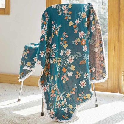 Floral Soft Absorbent Cotton Towel - Luxicro