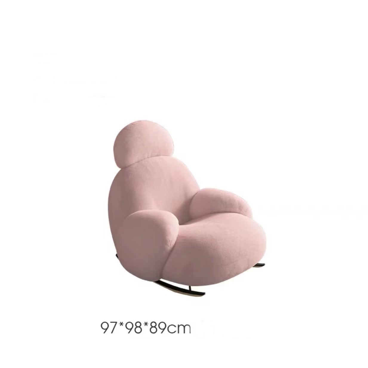 Soft Cushioned Recliner Rocking Chair
