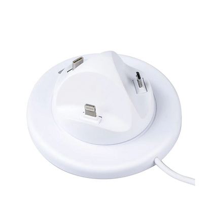 Compact Phone Holder with USB Charging Dock