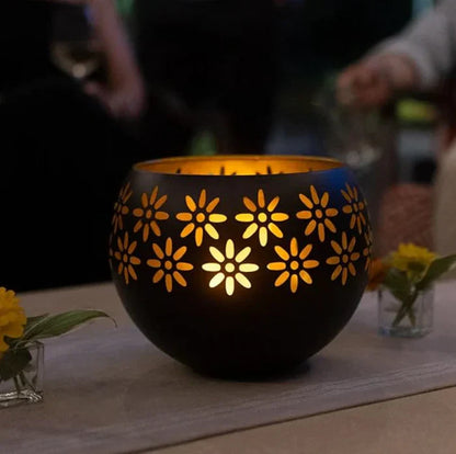 Beautiful Floral Candle Table Lamp