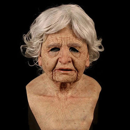 Authentic Rubber Costume Mask for Halloween Disguise