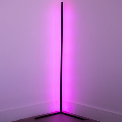 Sleek Adjustable Corner LED Floor Lamp Skinny Design