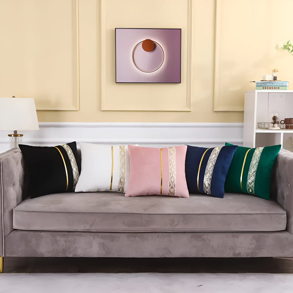Premium Striped Pillow Cover - Luxicro