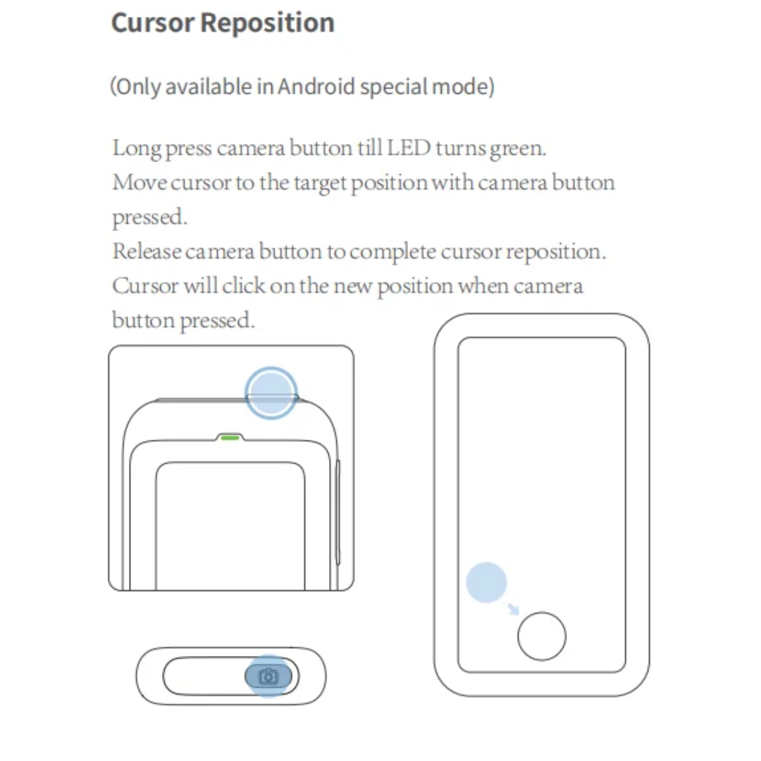 Wireless Bluetooth Phone Remote Controller