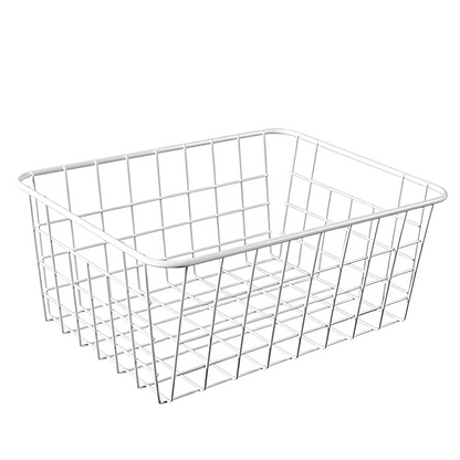Compact Metal Desk Storage Bin