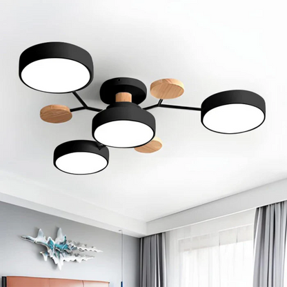 Modern Circular Overhead Lamp