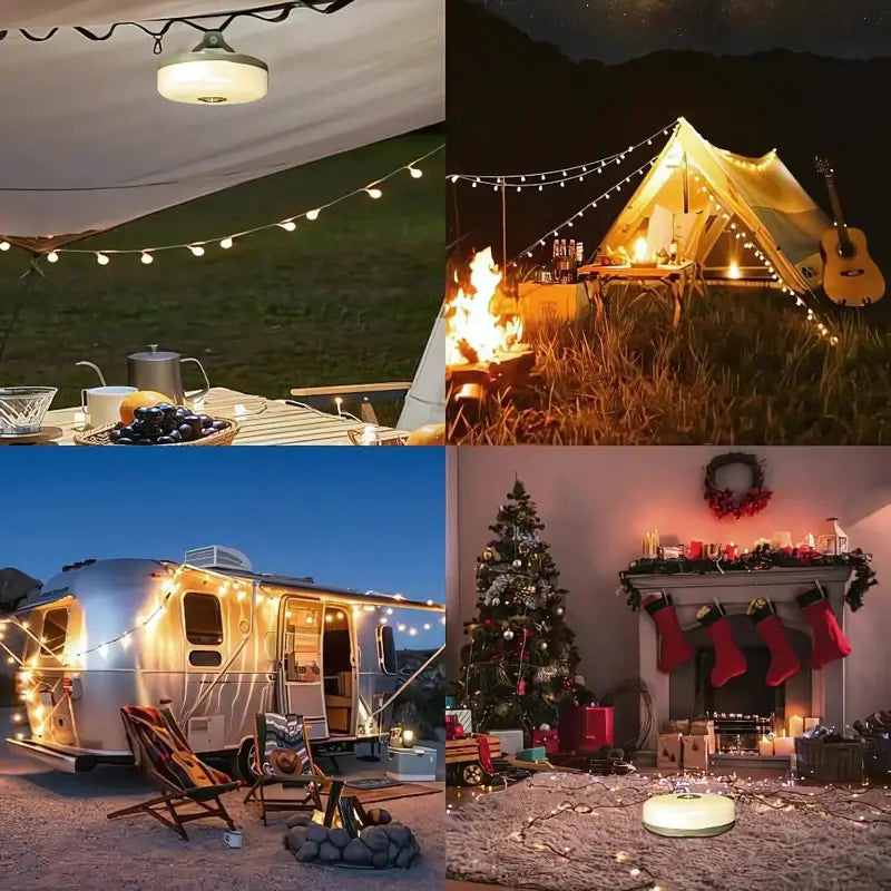 Portable 4-in-1 LED Outdoor Light Set