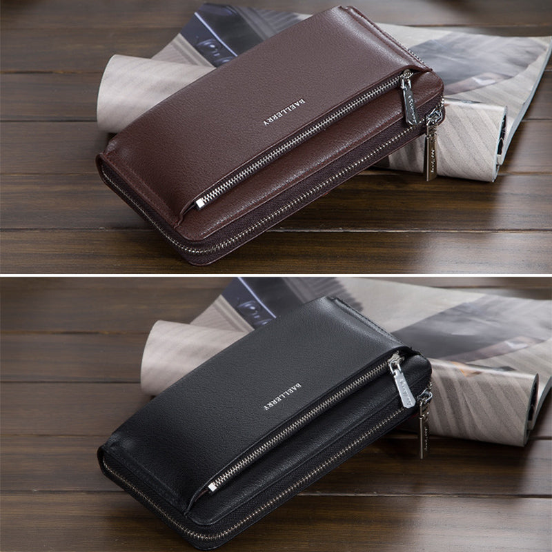 Big Capacity Leather Men's Wallet