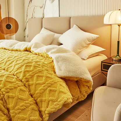 Cozy Double Sided Duvet Cover Set - Luxicro